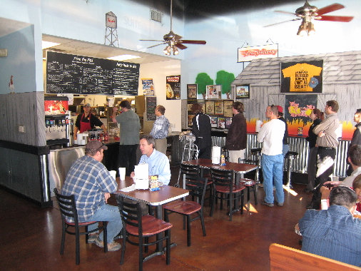 The interior at Hap's