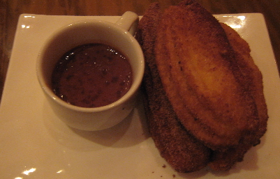 Churros with hot chocolate