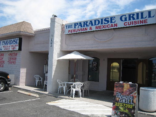 The Paradise Grill in Las Vegas, Nevada