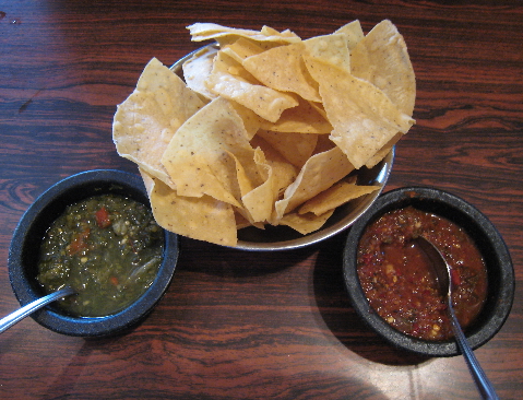 Salsa and chips