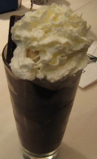 A rich, delicious dark chocolate sundae